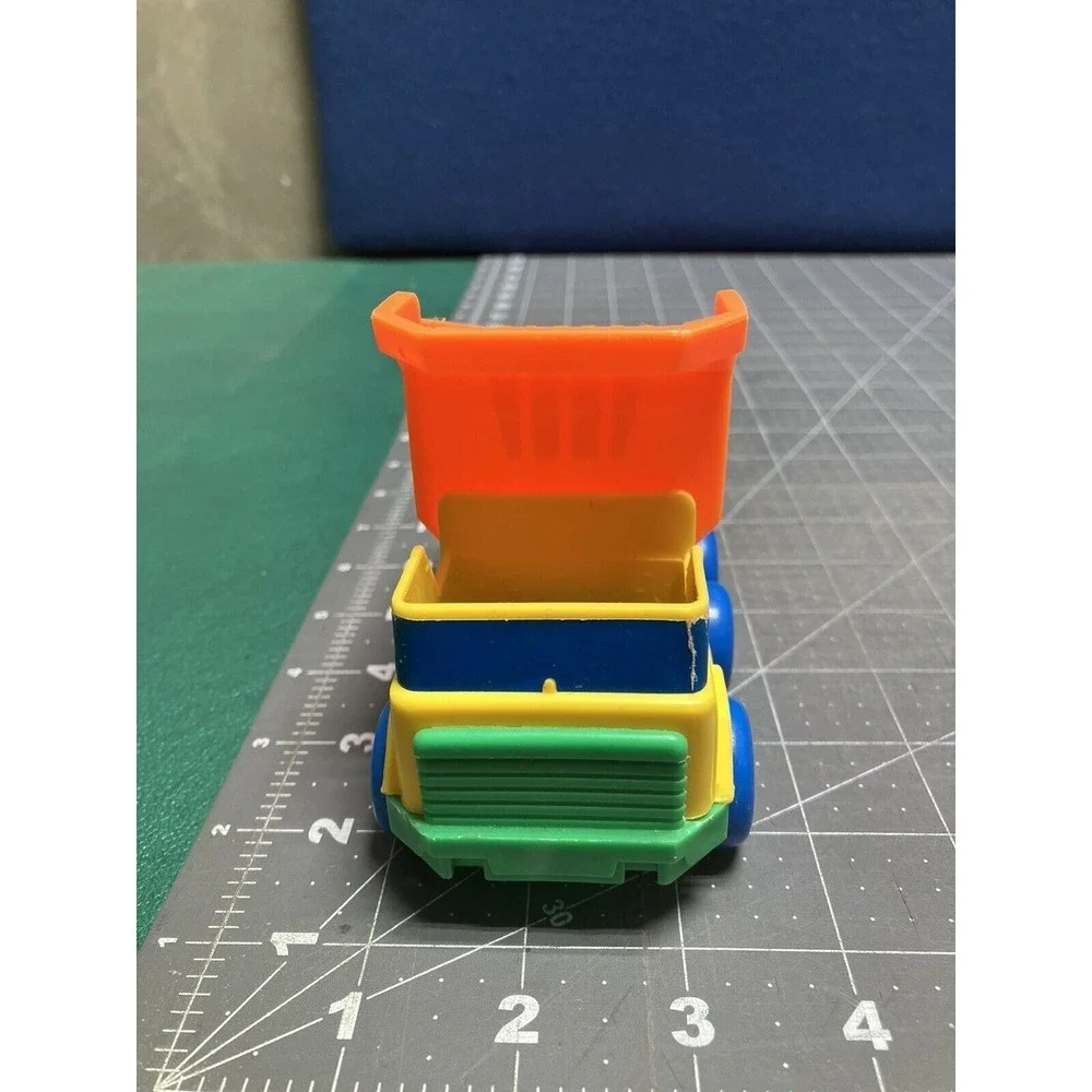 1994 Shelcore Chunky Dump Truck Orange Yellow Green Blue